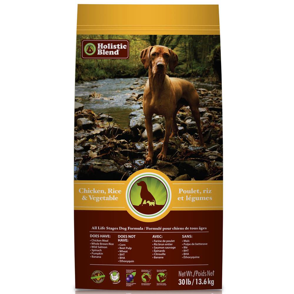 "Holistic Blend All Life Stages Chicken, Rice & Vegetable Dry Dog Food"