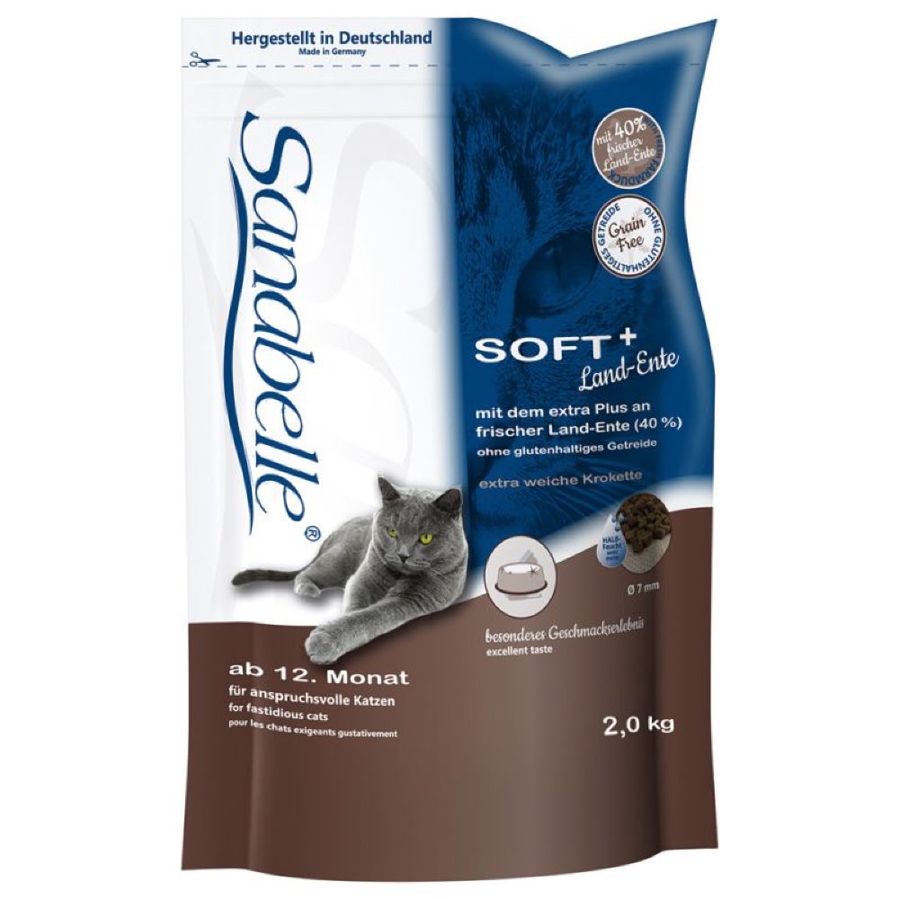 Sanabelle Soft+ Fresh Farm Duck Adult Dry Cat Food
