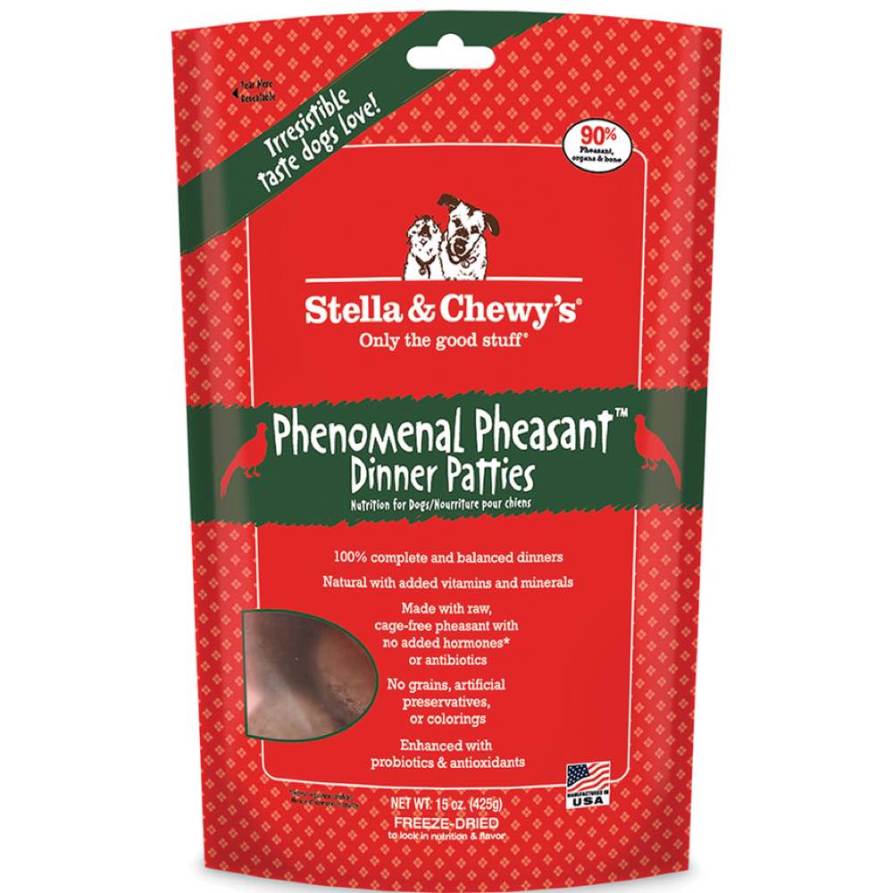 Stella & Chewy??s Phenomenal Pheasant Dinner Patties Freeze-Dried Dog Food