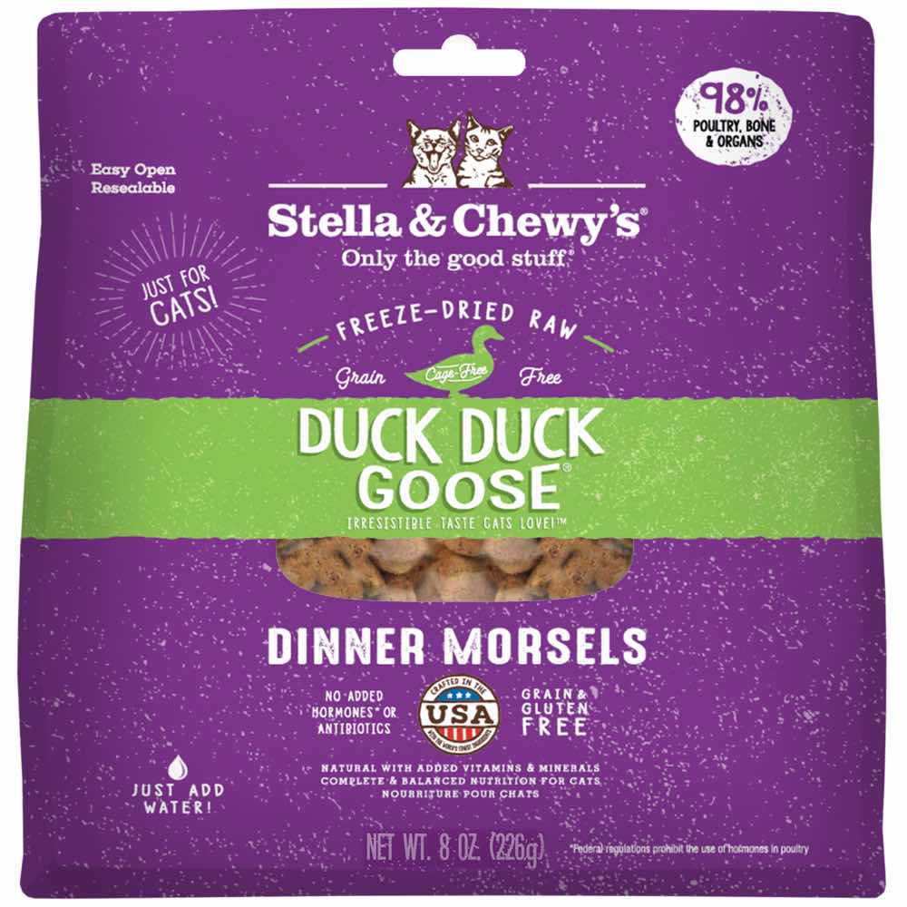 Stella & Chewy??s Duck Duck Goose Dinner Morsels Freeze-Dried Cat Food