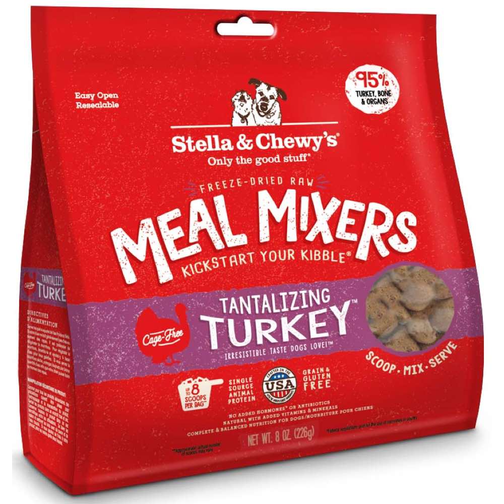 Stella & Chewy??s Tantalizing Turkey Meal Mixers Freeze-Dried Dog Food - Kohepets