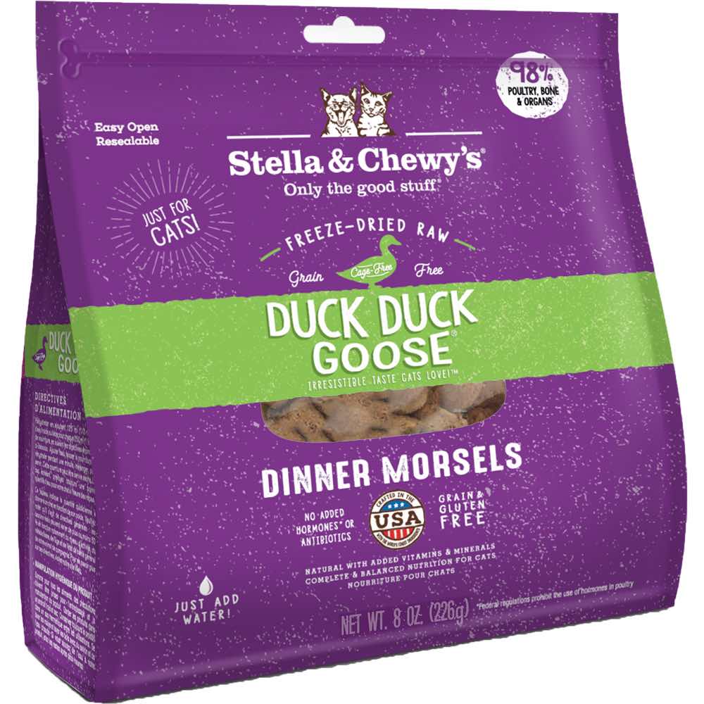 Stella & Chewy??s Duck Duck Goose Dinner Morsels Freeze-Dried Cat Food